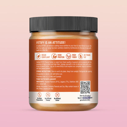 Saffola Fittify Vegan Protein - Peanut Butter