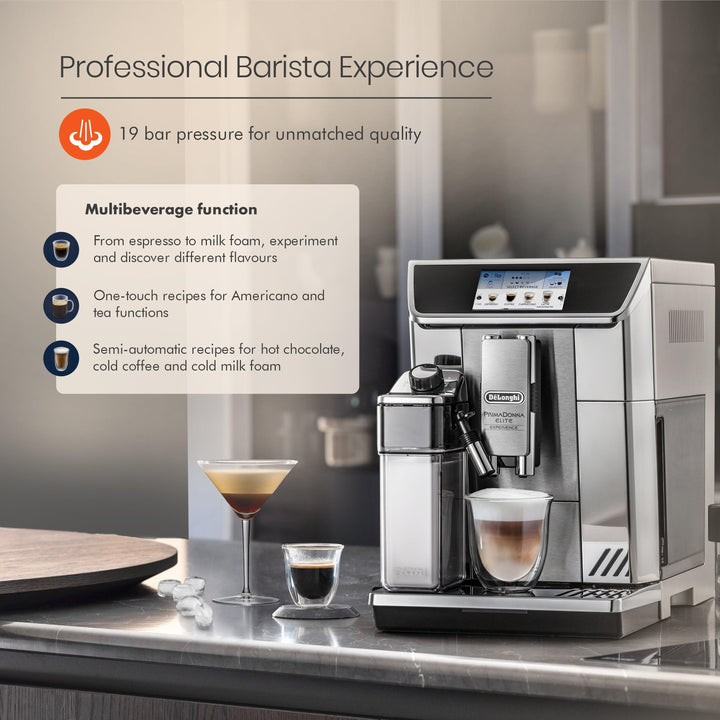 DeLonghi ECAM 650.85.MS PrimaDonna Elite Fully Automatic Coffee Machine