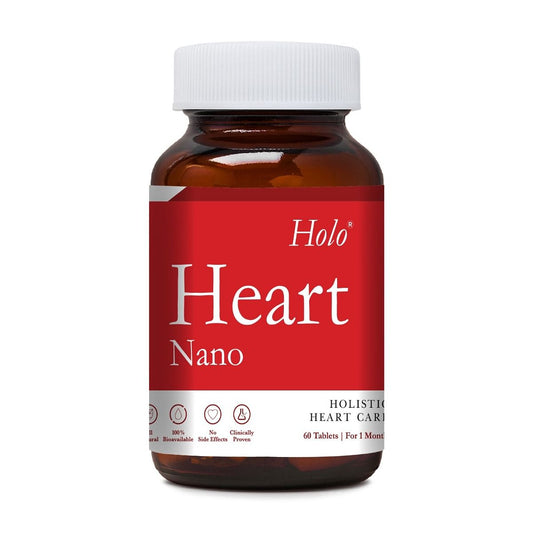 ZEROHARM Holo Heart tablets: Plant-based, prevents coronary artery disease, manages lipid profile, lowers cholesterol. 60 Veg tablets.