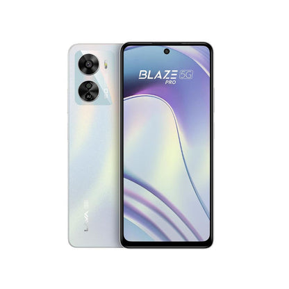 Lava Blaze Pro 5G Radiant Pearl 8GB RAM 128GB Storage 50 MP AI Camera 120 Hz FHD Display  33W Fast Charger  Upto 16 GB Expandable RAM