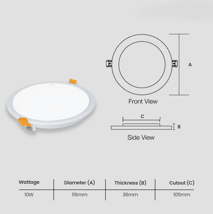 Moodlight LED Recess Panel 3CCT Cool White Warm White Natural White