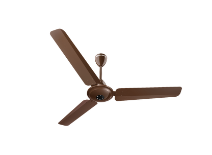 Atomberg Efficio Alpha 1200 mm BLDC Ceiling Fan with Remote Control  LED Indicators  Gloss Brown