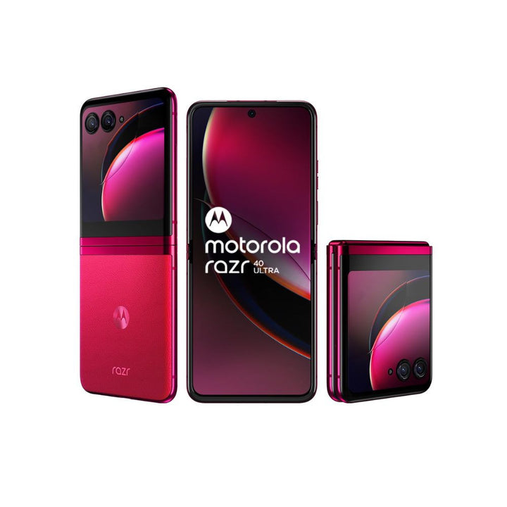 Motorola razr 40 Ultra Viva Magenta 8GB RAM 256GB Storage  3.6 External AMOLED Display  6.9 AMOLED 165Hz Display  32MP Selfie Camera 30W TurboPower Charging  Android 13