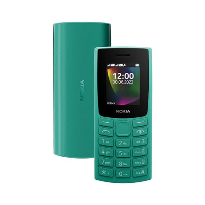 Nokia 106 Dual Sim Keypad Phone with Built-in UPI Payments App Long-Lasting Battery Wireless FM Radio  MP3 Player and MicroSD Card Slot  Green