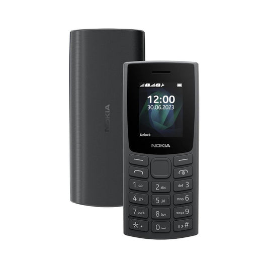 Nokia All-new 105 Dual Sim Keypad Phone with Built-in UPI Payments Long-Lasting Battery Wireless FM Radio  Charcoal