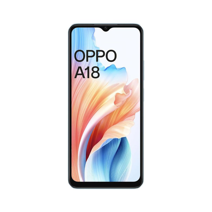 OPPO A18 Glowing Blue 4GB RAM 64GB Storage  6.56 HD 90Hz Waterdrop Display  5000 mAh Battery with No Cost EMIAdditional Exchange Offers