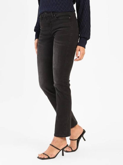 LEVIS312 Women Slim Mid Rise Black Jeans  Slim