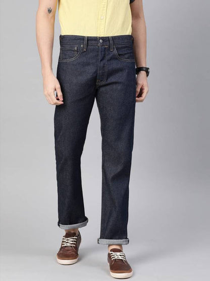 LEVIS501 Men Slim Mid Rise Blue Jeans  Straight Leg