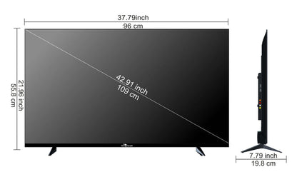 SkyWall 108 cm 43 inches Full HD Smart LED TV 43SW-Voice Frameless Edition  With Voice Assistant