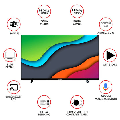 SkyWall 108 cm 43 inches Full HD Smart LED TV 43SW-Voice Frameless Edition  With Voice Assistant