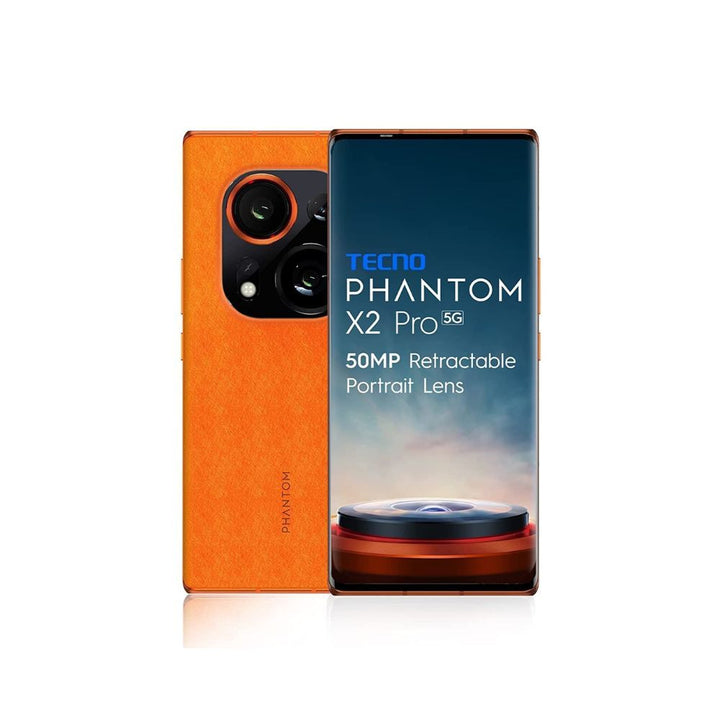 TECNO Phantom X2 Pro 5G Mars Orange 12GB RAM256GB Storage  Worlds 1st Retractable 50MP Portrait Lens  Worlds 1st 4nm Dimensity 9000 5G Processor