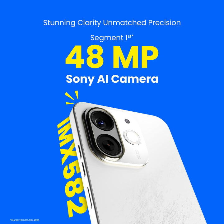 TECNO POP 9 5G Aurora Cloud 4GB64GB Segments 1st 48MP Sony AI Camera Segments 1st 5G with NFC  D6300 5G Processor 4 Year Lag Free Fluency 5000 mAh Battery Dual Speaker Without Charger